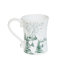 Load image into Gallery viewer, Juliska Country Estate Winter Frolic Evergreen Mug
