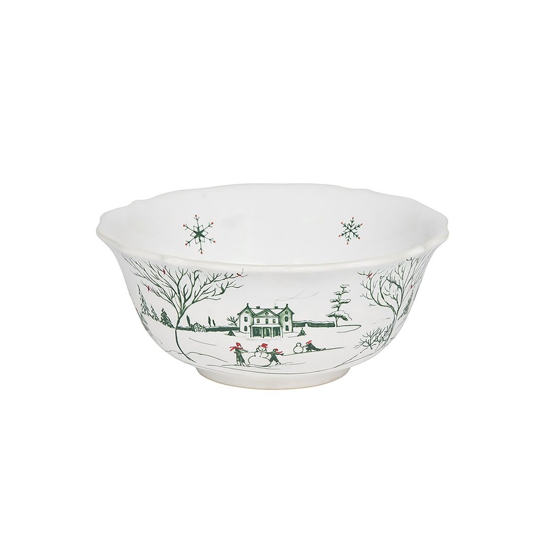 Juliska Country Estate Winter Frolic Evergreen Cereal Bowl