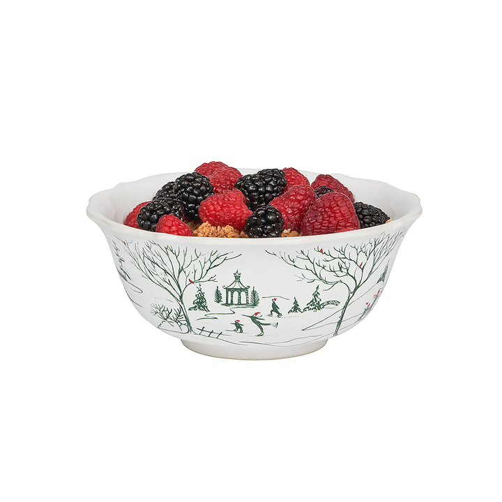 Juliska Country Estate Winter Frolic Evergreen Cereal Bowl