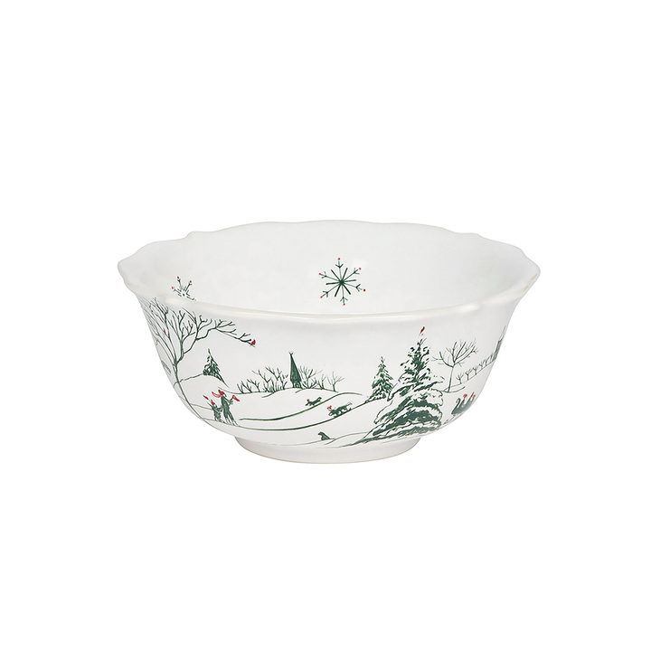 Juliska Country Estate Winter Frolic Evergreen Cereal Bowl