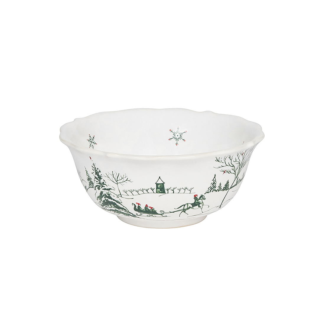 Juliska Country Estate Winter Frolic Evergreen Cereal Bowl