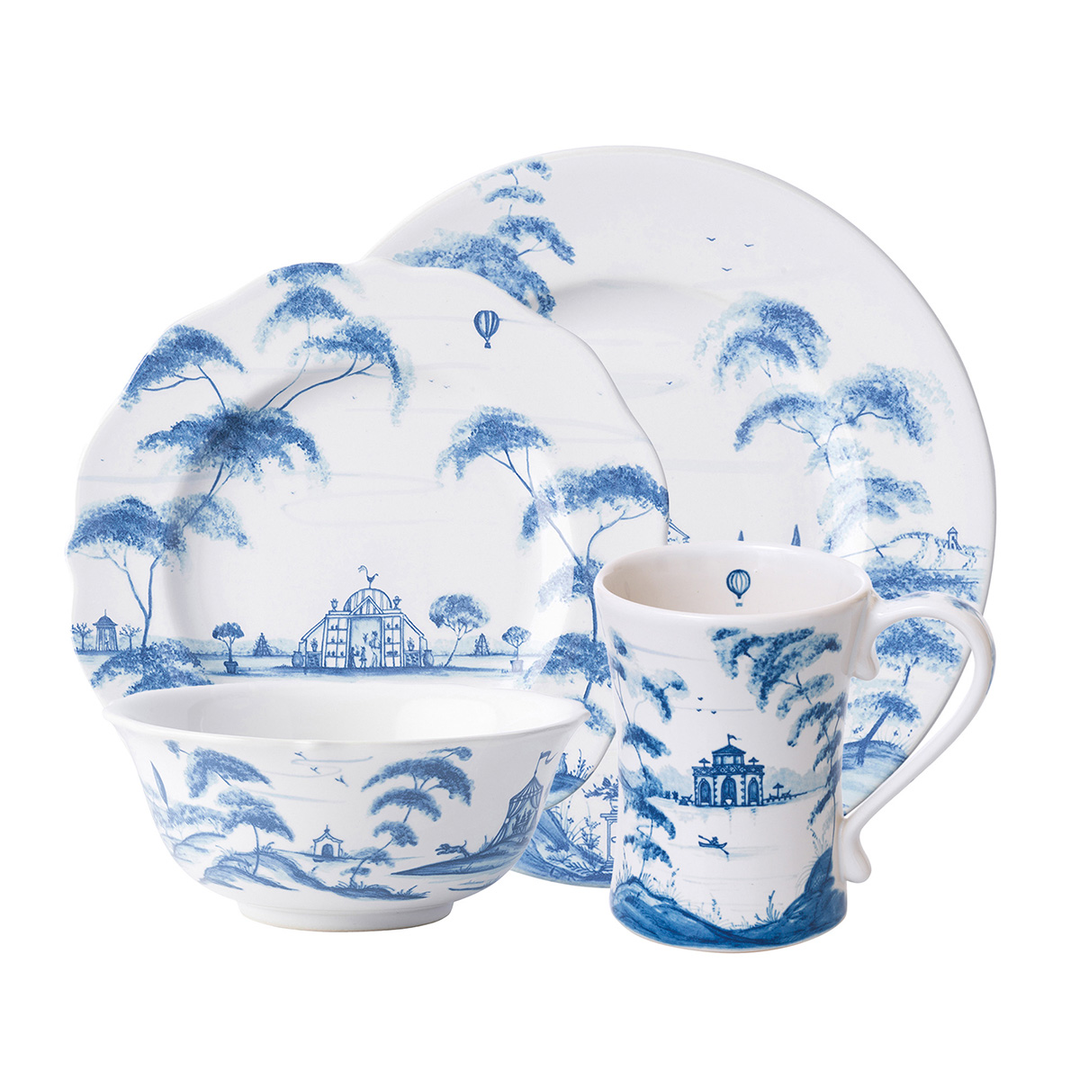 Juliska Country Estate Delft Blue 4 Piece Place Setting