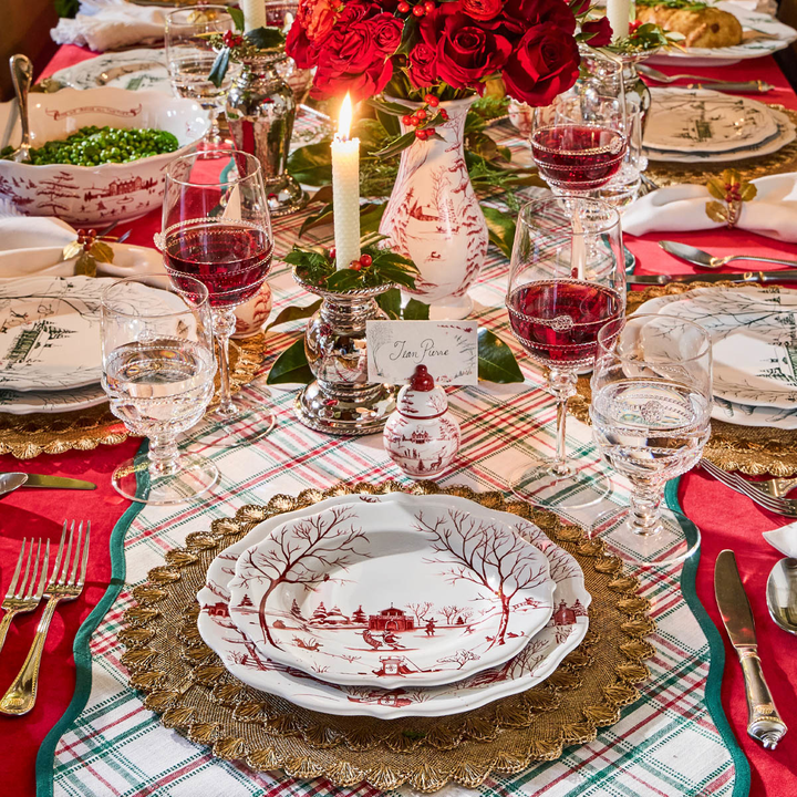 Juliska Country Winter Frolic Ruby 4 Piece Place Setting