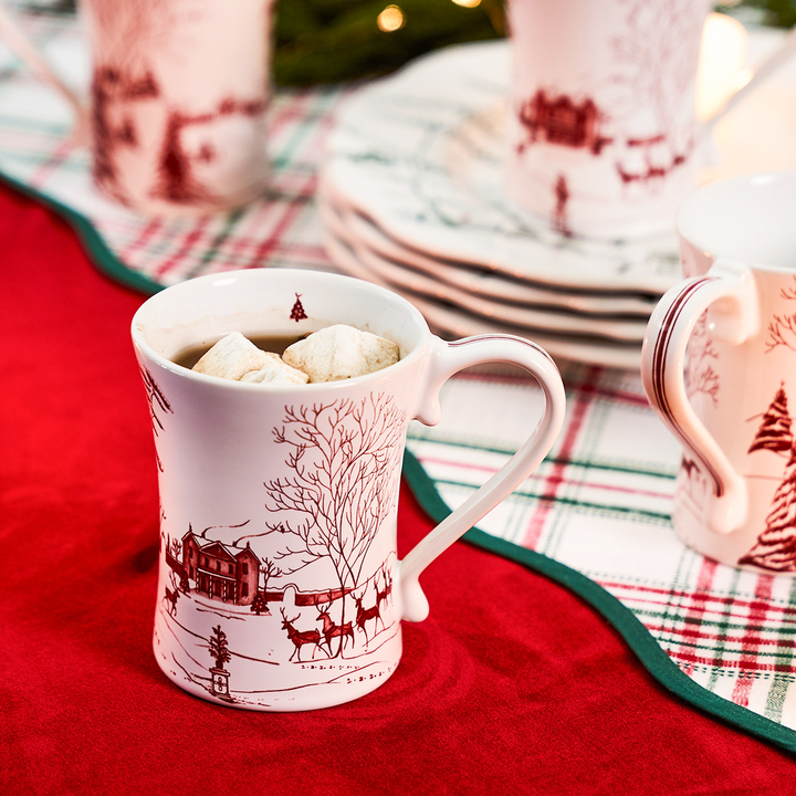 Juliska Country Winter Frolic Ruby 4 Piece Place Setting