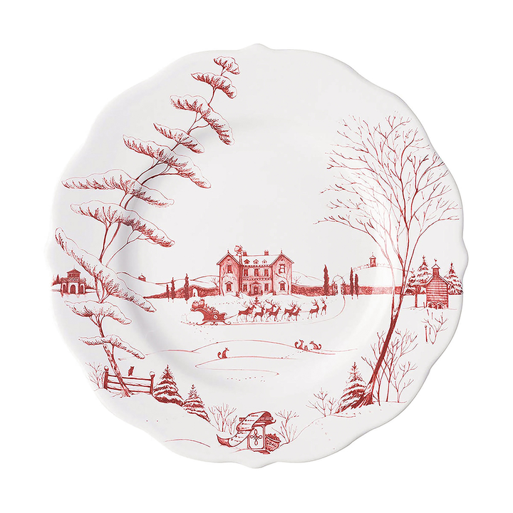 Juliska Country Winter Frolic Ruby 4 Piece Place Setting
