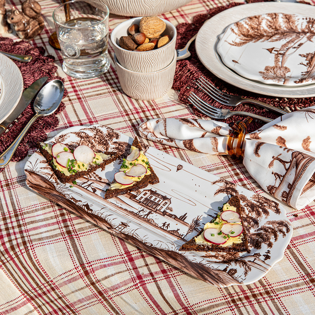 Juliska Country Estate Harvest Sepia Hostess Tray