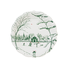 Load image into Gallery viewer, Juliska Country Estate Winter Frolic Evergreen Assorted Party Plates
