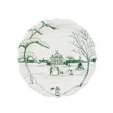 Load image into Gallery viewer, Juliska Country Estate Winter Frolic Evergreen Assorted Party Plates
