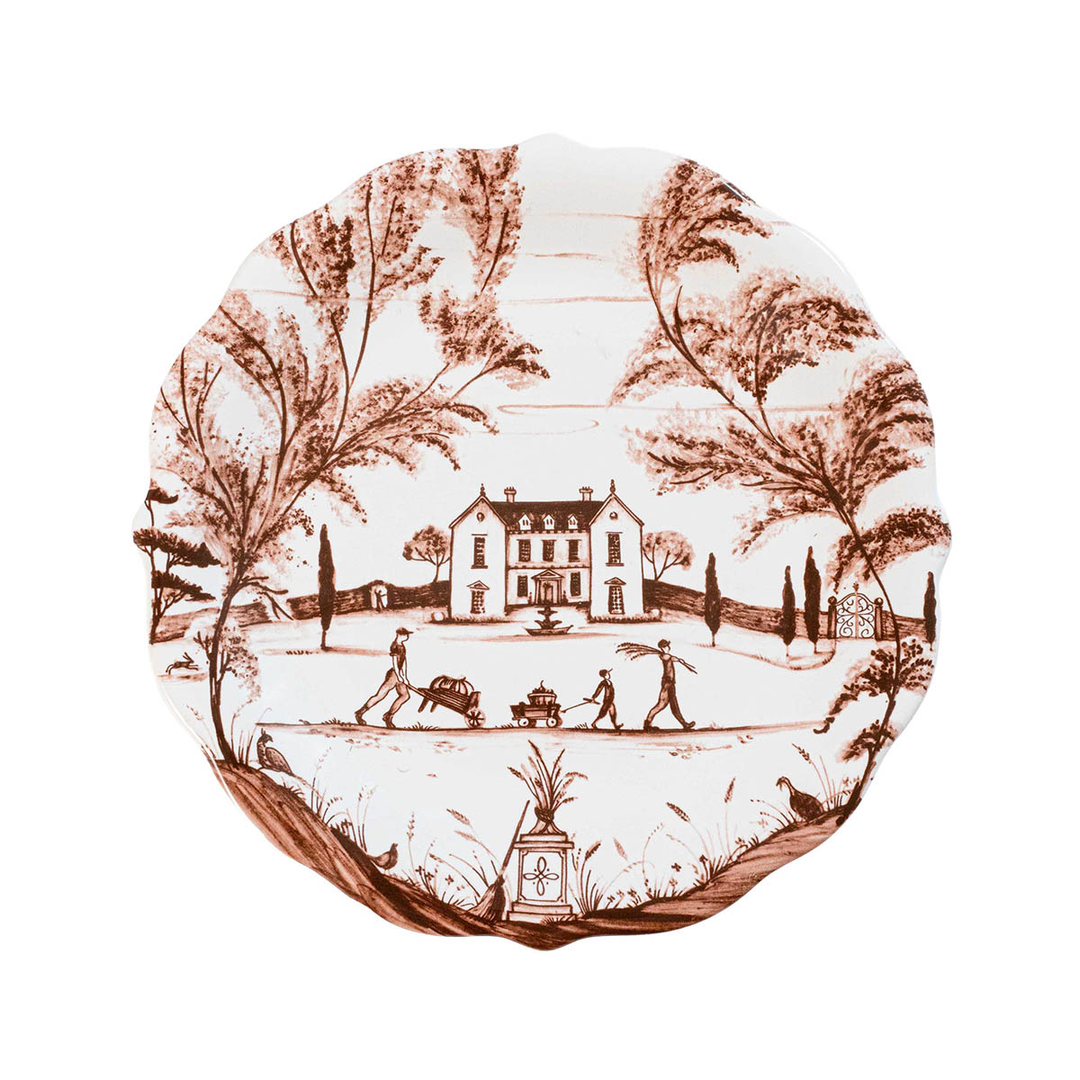 Juliska Country Estate Harvest Sepia Assorted Party Plates