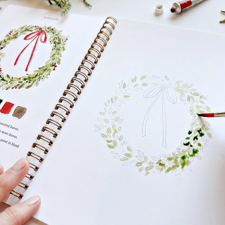 Christmas Watercolor Book