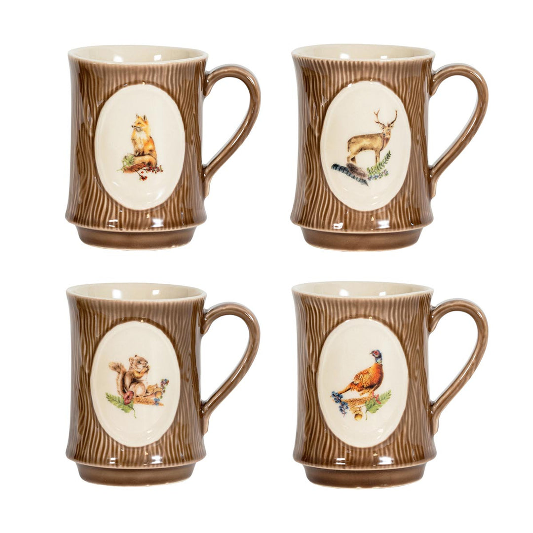 Juliska Forest Walk Animal Mug Set