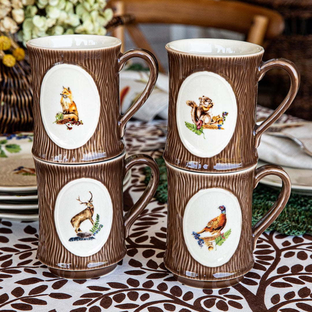 Juliska Forest Walk Animal Mug Set