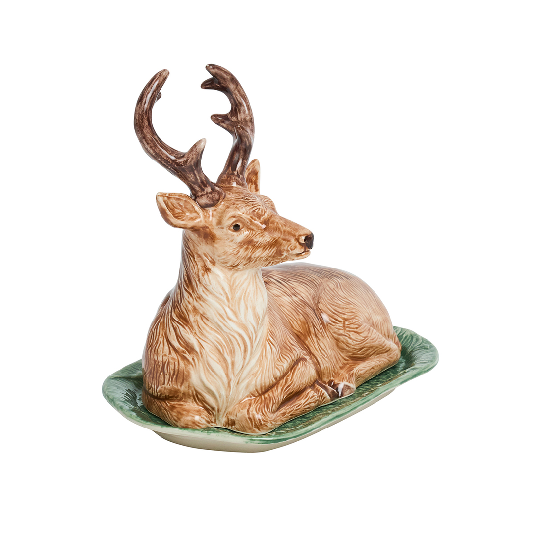 Deer-shaped butter dish 