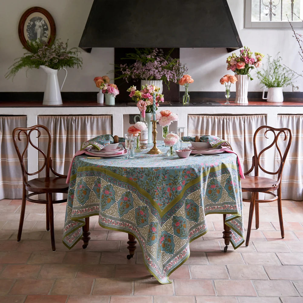 Giverny Multicolor Tablecloth