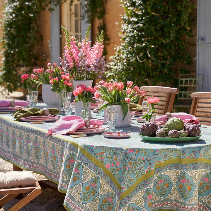 Giverny Multicolor Tablecloth