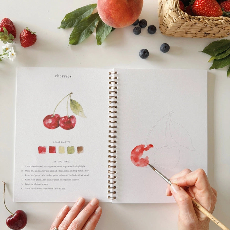 Fruit Watercolor Book