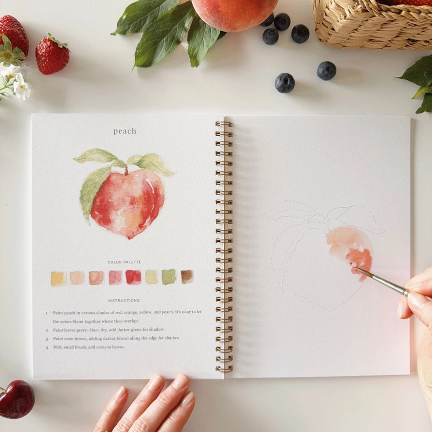 Fruit Watercolor Book
