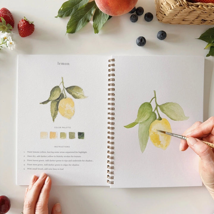 Fruit Watercolor Book