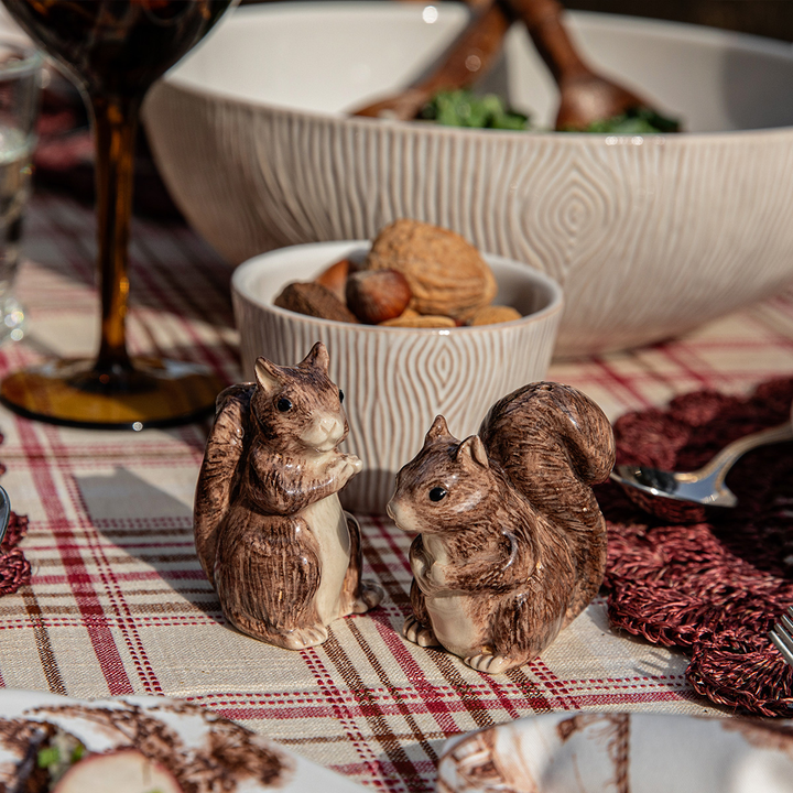 Juliska Clever Creatures Squirrel Salt & Pepper