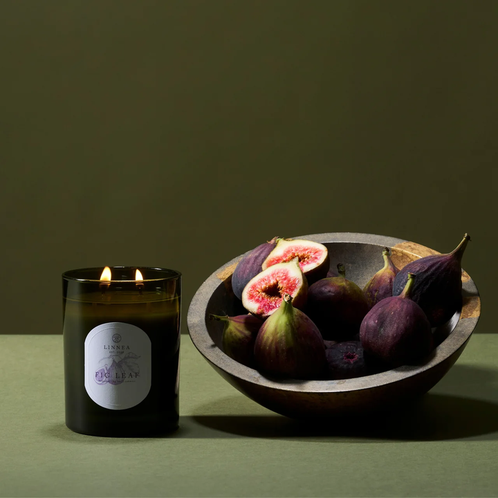 Linnea & Co. Botanik Fig Leaf 2-Wick Candle