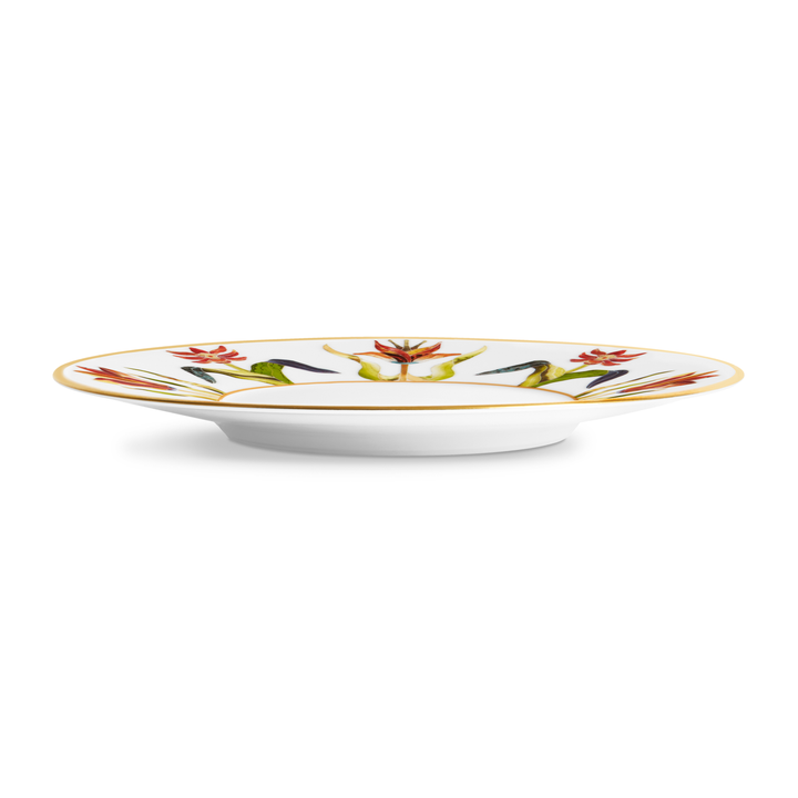 Decorative plate with floral patterns