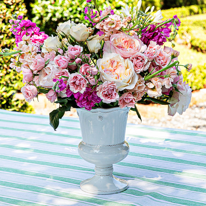 Juliska Berry & Thread Whitewash Petite Parterre Garden Vase 8"