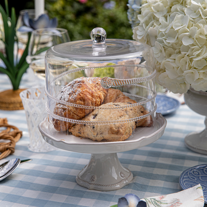 Juliska Berry & Thread Whitewash Cake Stand, Petite