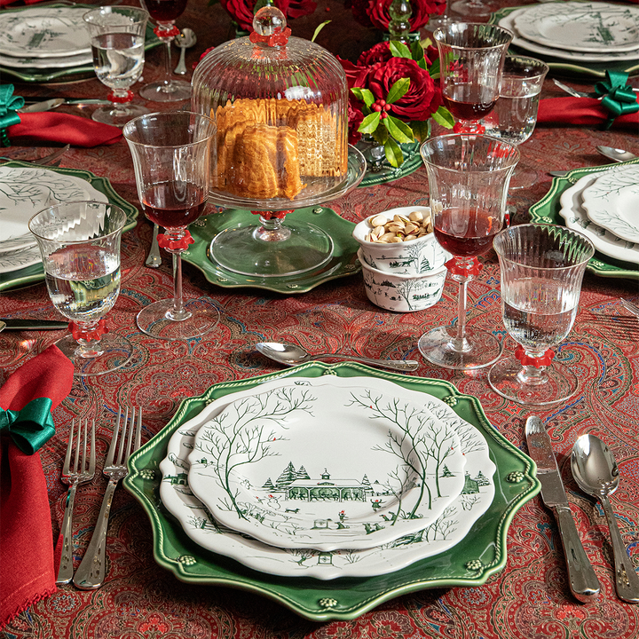 Juliska Berry & Thread Basil 4 Piece Place Setting with Mug & Cereal