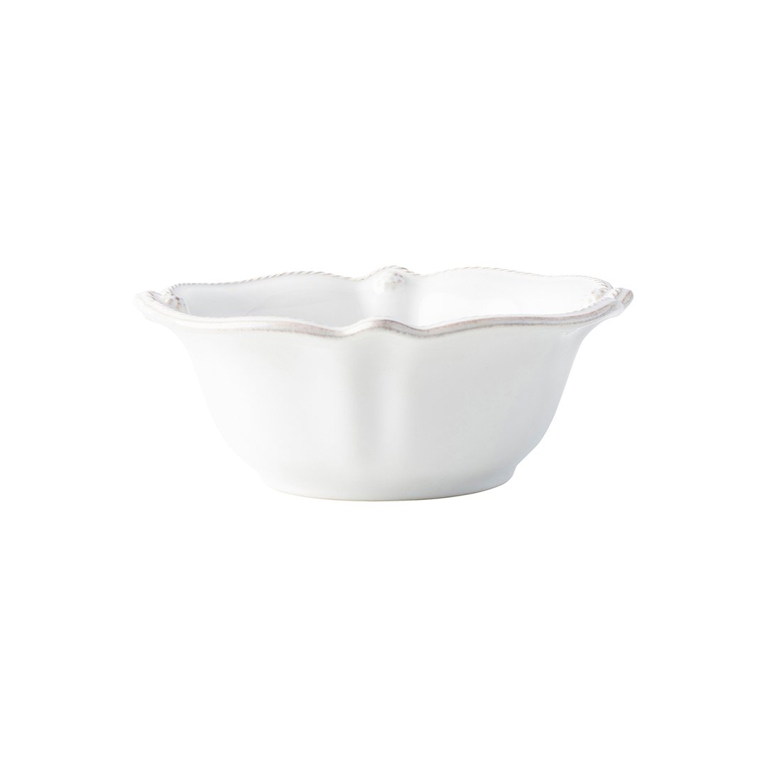 Juliska Berry & Thread Whitewash Flared 4 Piece Place Setting with Mug & Cereal