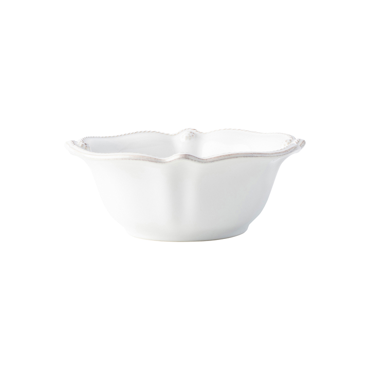 Juliska Berry & Thread Whitewash Flared 4 Piece Place Setting with Mug & Cereal