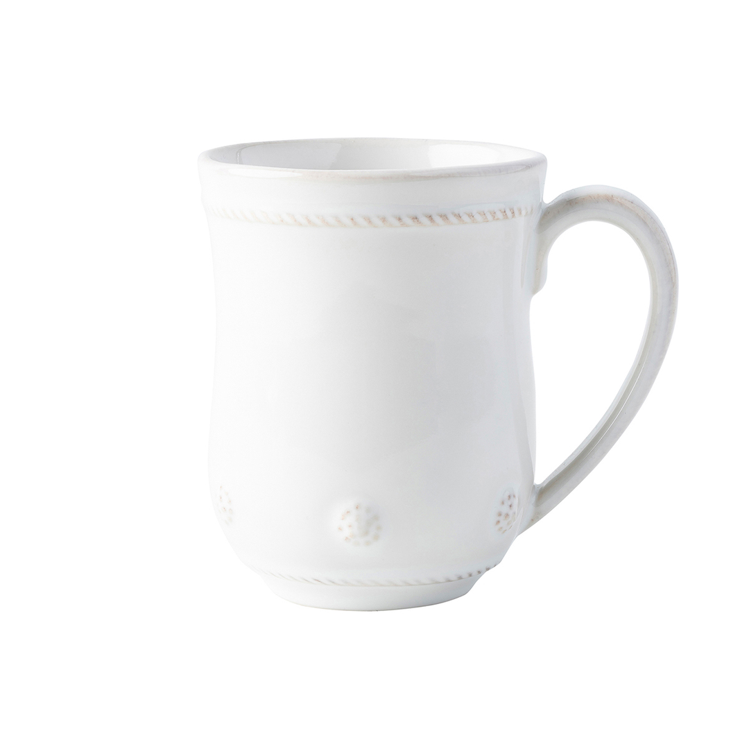 Juliska Berry & Thread Whitewash Flared 4 Piece Place Setting with Mug & Cereal