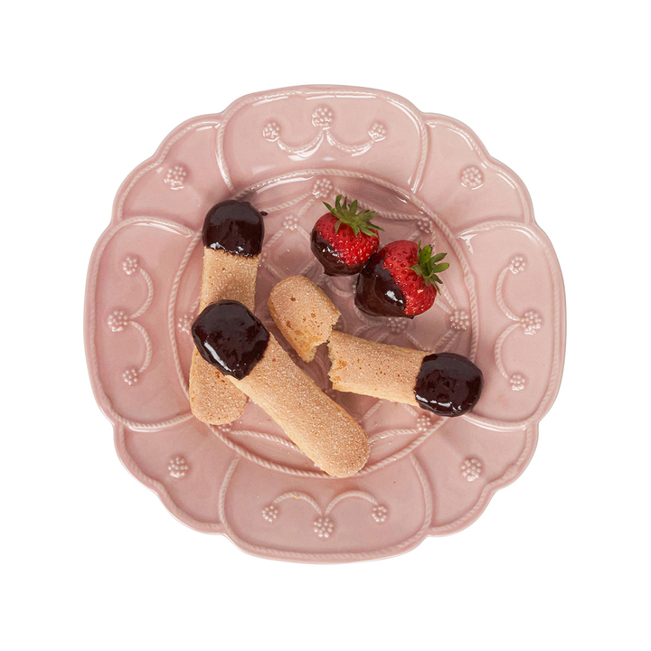 Juliska Jardins du Monde Blush Dessert/Salad Plate Assorted Set of 4