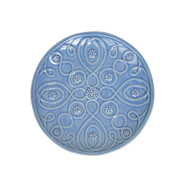 Juliska Jardins Du Monde Chambray Side/Cocktail Plate Assorted Set of 4