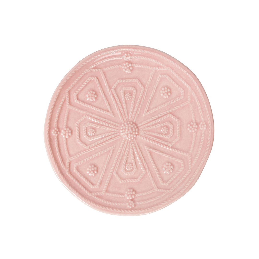 Juliska Jardins Du Monde Blush Side/Cocktail Plate Assorted Set of 4