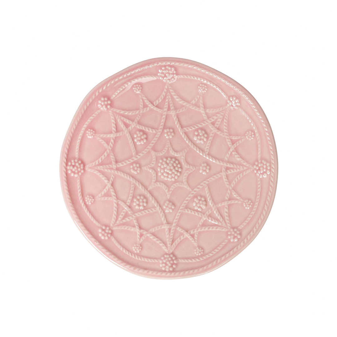 Juliska Jardins Du Monde Blush Side/Cocktail Plate Assorted Set of 4