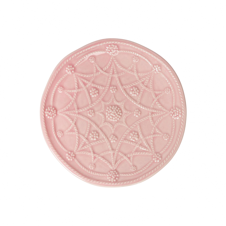 Juliska Jardins Du Monde Blush Side/Cocktail Plate Assorted Set of 4