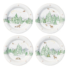 Load image into Gallery viewer, Juliska Berry &amp; Thread North Pole Cocktail Plate Set

