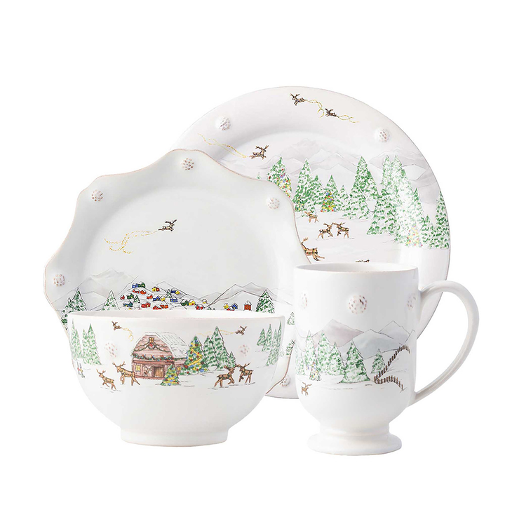 Juliska Berry & Thread North Pole 4 Piece Place Setting