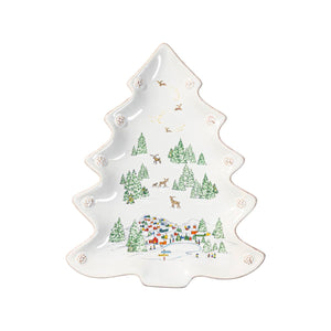 Juliska Berry & Thread North Pole Tree Platter, Small