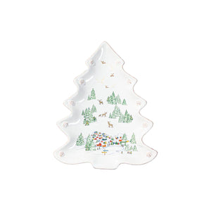 Juliska Berry & Thread North Pole Tree Platter, Small