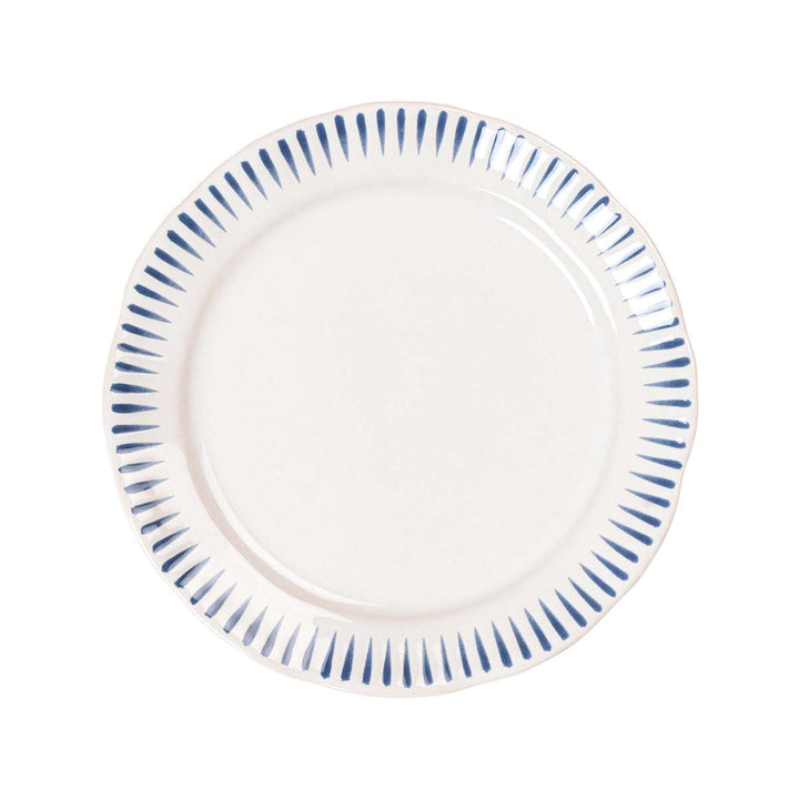 Juliska Sitio Stripe Delft Blue Dinner Plate