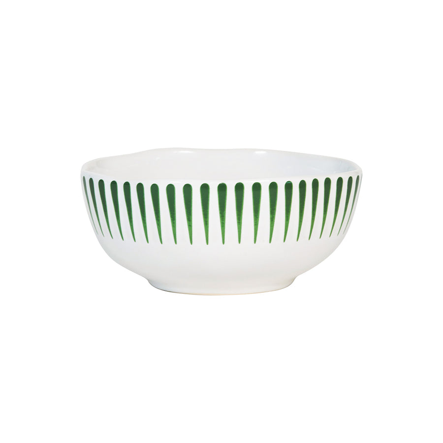 Juliska Sitio Stripe Basil Cereal ice cream bowl