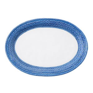 Juliska Le Panier White / Delft Blue Platter 17"