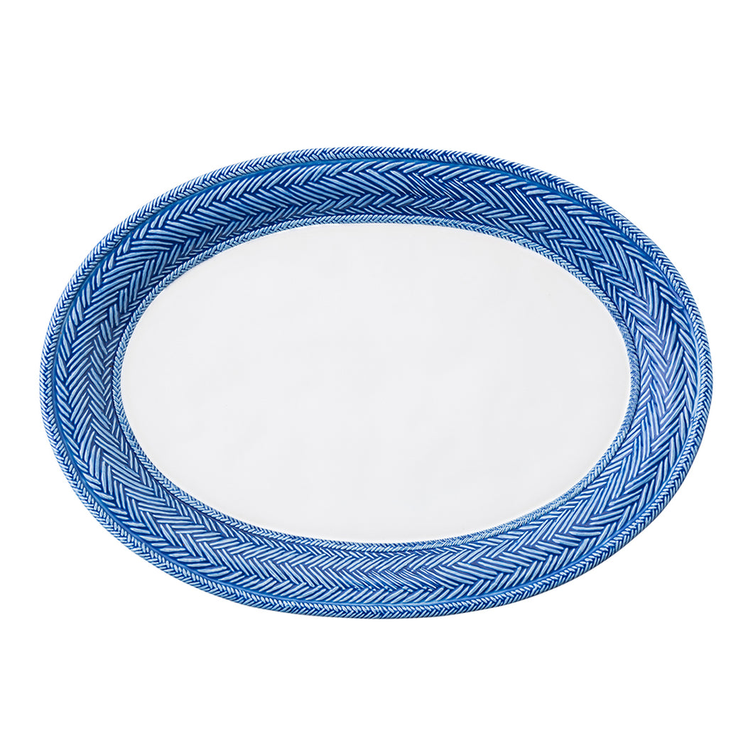 Juliska Le Panier White / Delft Blue Platter 17