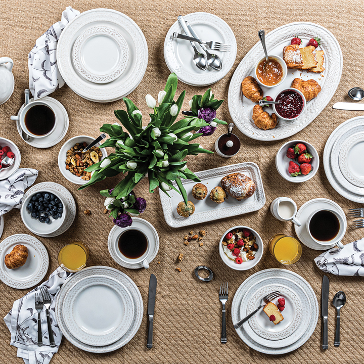 Juliska Le Panier Whitewash 4 Piece Place Setting