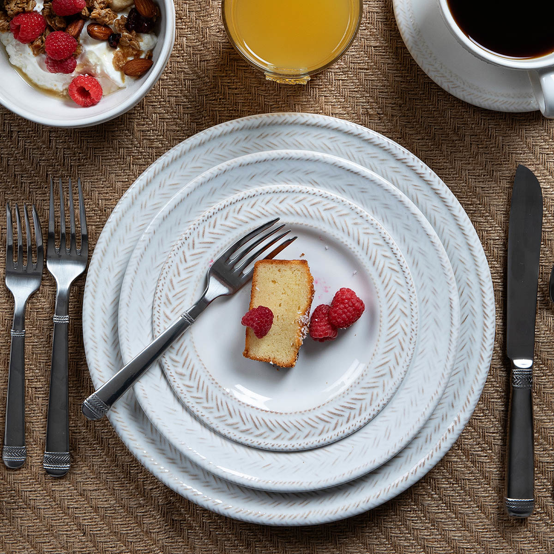 Juliska Le Panier Whitewash 4 Piece Place Setting