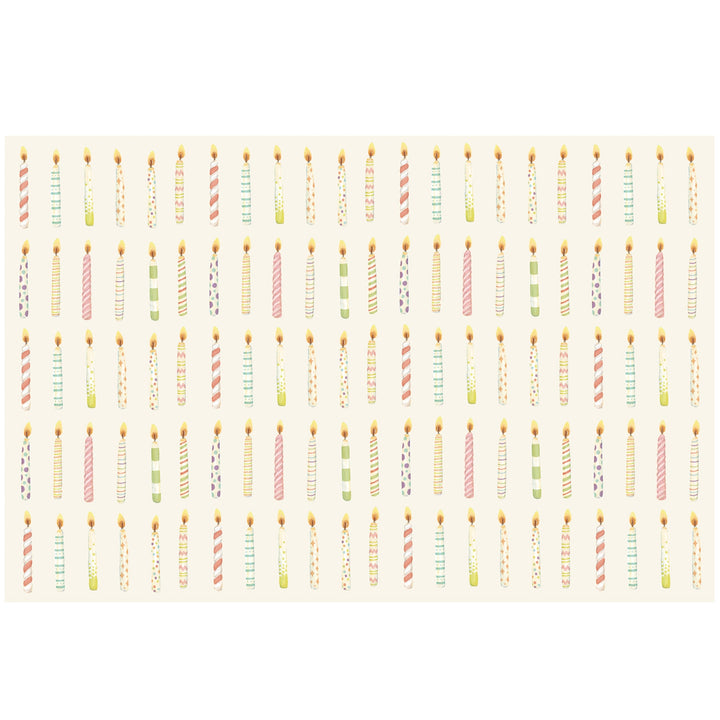 Birthday Candles Placemat Set/24