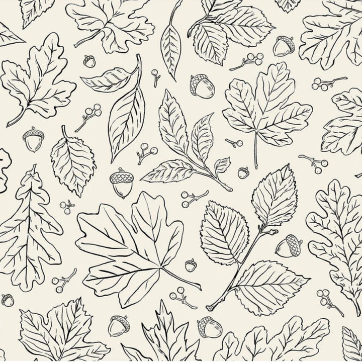 Coloring Leaves Coloring Paper Placemat Set/18