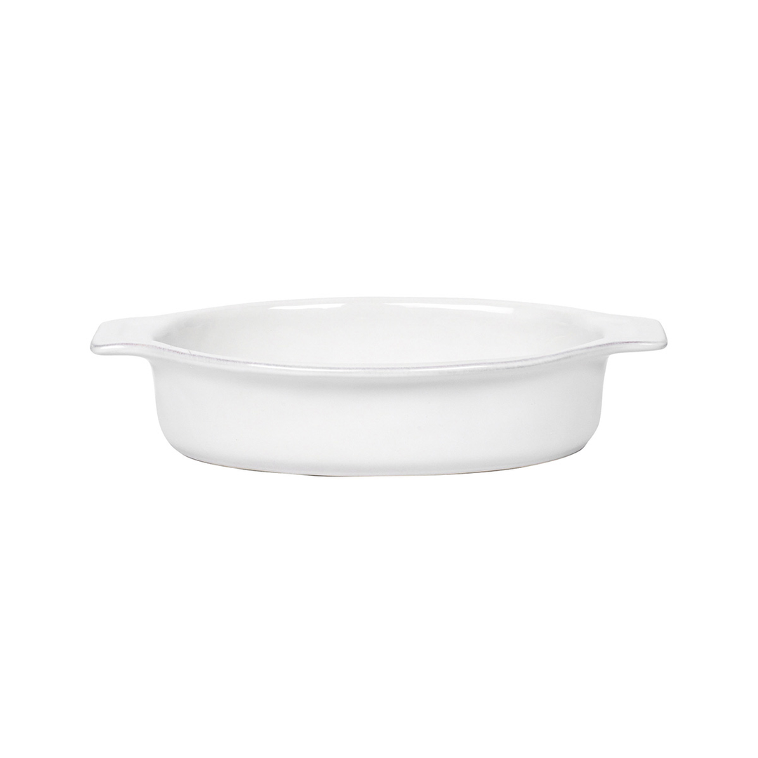 Juliska Puro Whitewash Oval Baker 12"