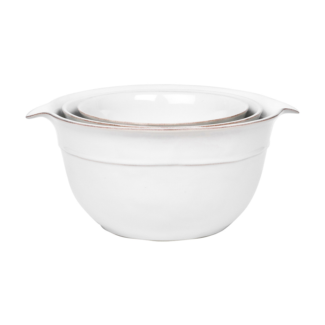 Juliska Puro Whitewash Nesting Serving Bowls